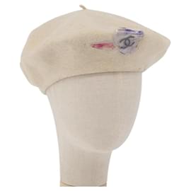 Sombrero de Lana Marfil CC Auth 176876A de CHANEL - Chanel