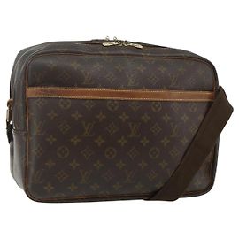 LOUIS VUITTON Borsa a Spalla Reporter GM Monogram M45252 LV Auth bs34520