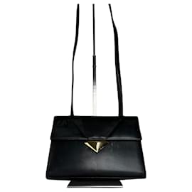 Borsa a Spalla Vintage Givenchy in Pelle Nera