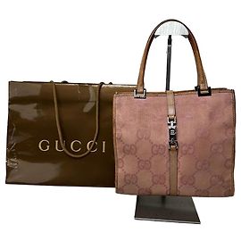 Vintage Gucci GG Canvas Handtasche in Pink