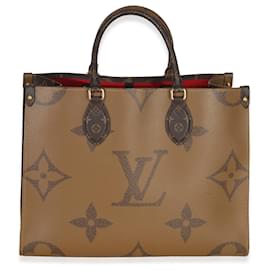 Borsa Onthego MM in tela gigante Monogram inverso - Louis Vuitton