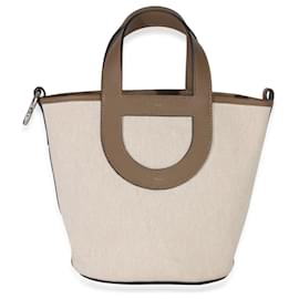 Hermès Toile H Swift Ecru Beige De Weimar In-The-Loop 18 PHW