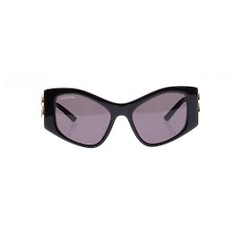Balenciaga Gafas de sol negras con detalles del logo en los laterales