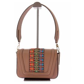 Autre Marque YLIANA YEPEZ Braune Ledertasche