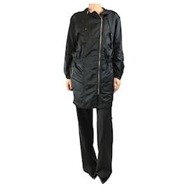 Louis Vuitton Schwarze Kapuzenparka - Größe UK 8