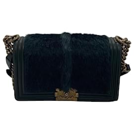 Borsa Chanel Leboy Verde Pino in Pelle
