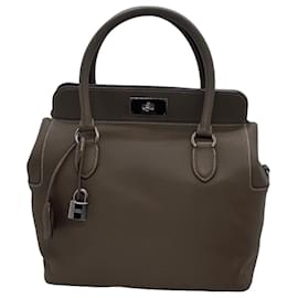Borsa a mano Hermès Love Toolbox 26 Grigia