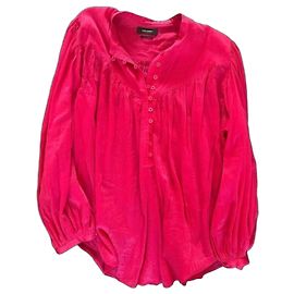 Isabel Marant Camisa Oversize de Voile de Algodón y Seda