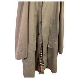 Abrigo Trench Burberry - Vintage Hecho en Inglaterra - 100% algodón