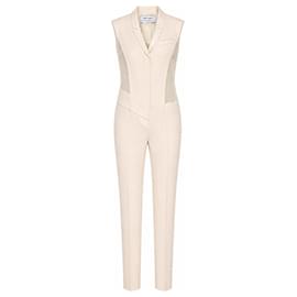 Mono de seda beige Prabal Gurung