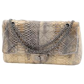Chanel 2.55 Reissue Borsa a Spalla in Pitone Multicolore
