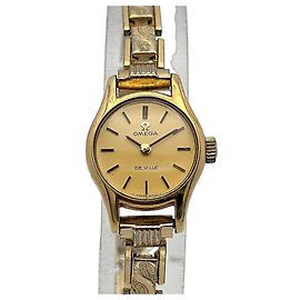 Omega De Ville vergoldete Uhr
