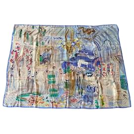 Foulard in seta Raoul Dufy Comédie-Française 'I Fidanzati di Le Havre' - Autre Marque