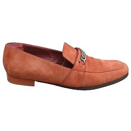 Mocassini Kenzo Corallo in Camoscio