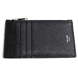 Céline Celine Black Leather Coin Purse