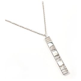 Tiffany & Co Tiffany Atlas Bar Halskette aus Sterlingsilber 925