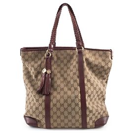 Sac fourre-tout en toile GG Gucci