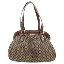 Céline Borsa a frange con motivo Macadam di Celine