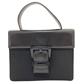 Borsa a mano con motivo cintura Prada B7128