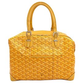 Borsa Boston Goyard Boeing 30 con motivo a spina di pesce