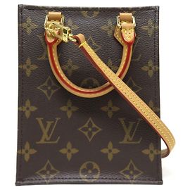 Schultertasche Petite Sac Plat Monogramm Louis Vuitton