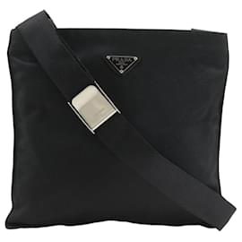 Borsa a spalla in satin Prada