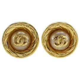 Orecchini a clip vintage Coco Mark di Chanel