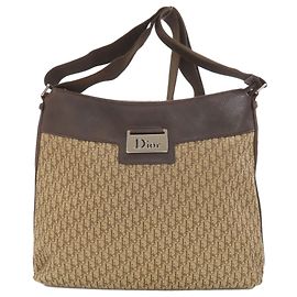 Borsa a Spalla con Motivo Trotter di Christian Dior