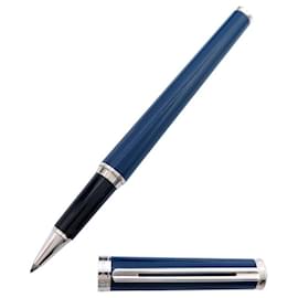 PENNA ROLLERBALL MONTBLANC NOBLESSE OBLIGE IN RESINA BLU SCATOLA
