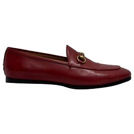 Mocassini Gucci Jordaan in pelle di vitello rossa