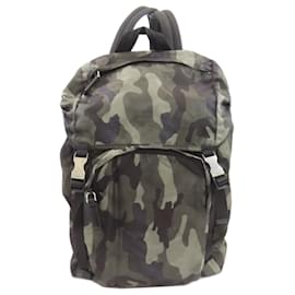Zaino camouflage da donna Prada