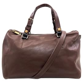 Borsa 2 in 1 Céline in pelle marrone
