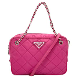 Borsa a Spalla Prada Tessuto Inpunto 2 Vie