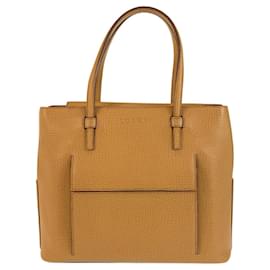 Borsa a mano/tote bag in pelle beige vintage Loewe