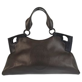 Borsa tote in pelle nera Marcello di Cartier
