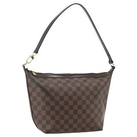 LOUIS VUITTON Borsa a Spalla Damier Ebene Illovo MM N51995 LV Auth 175901