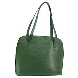 LOUIS VUITTON Borsa a Spalla Epi Lussac Verde M52284 LV Auth BA12273