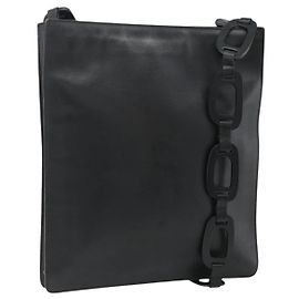 Borsa a Spalla in Pelle Nera GUCCI 001 2122 1821 Auth bs34707