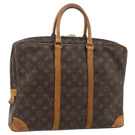 LOUIS VUITTON Monogram Porta Documenti da Viaggio Borsa Business M53361 Auth ep14129