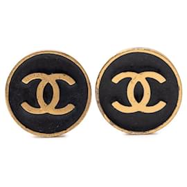 Boucles d'oreilles rondes à clip Coco Mark de Chanel