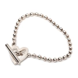 Bracciale a catena a pallini a forma di cuore Gucci