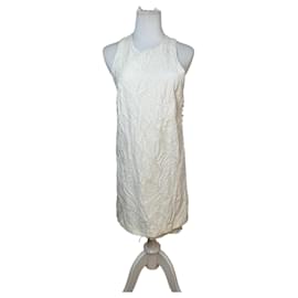 Abito Shift Matelassé Floreale Vintage Gucci Crema S