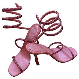 Rene Caovilla Sandali René Caovilla Crystal Spiral Pesca