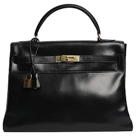 Borsa Kelly 28 vintage nera - Hermès