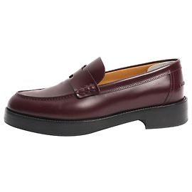 Hermès Mocassini in pelle bordeaux - taglia EU 38,5