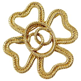 Spilla vintage Chanel Clover Coco Mark