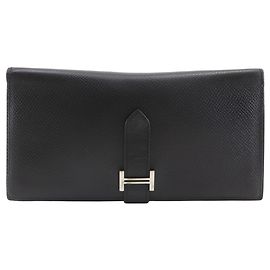 Hermès Hermes Bearn Soufflé Lange Geldbörse