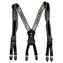 Lederhosenträger mit Vintage-Logo Coco Mark von Chanel