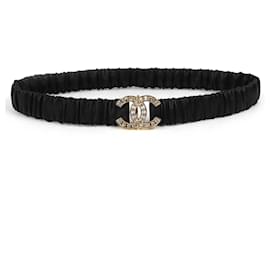 Elastischer Ledergürtel mit Coco-Logo von Chanel L23A