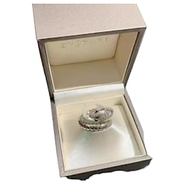 Bulgari Bvlgari Serpenti Tubogas Ring aus 18k Gold mit Diamanten